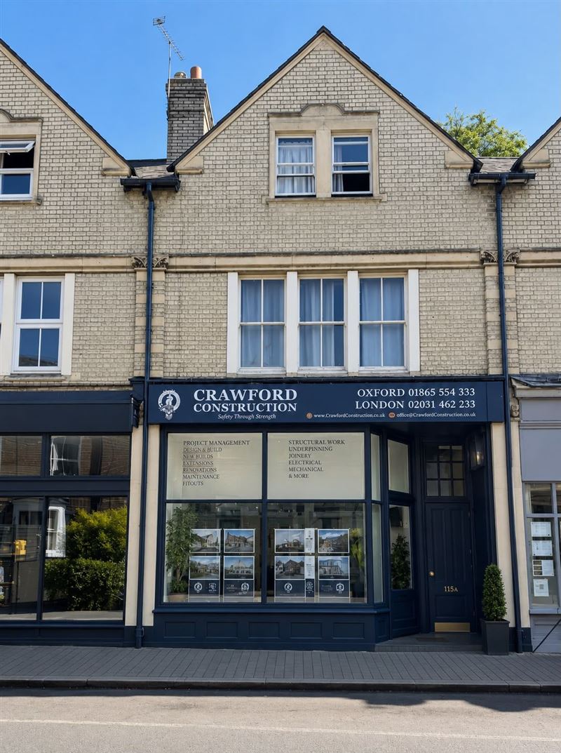 Crawford Construction Henley-on-Thames storefront at 115 Walton Street